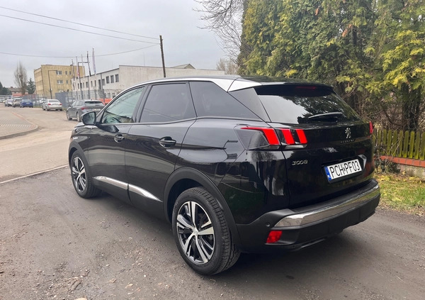 Peugeot 3008 cena 77900 przebieg: 45450, rok produkcji 2018 z Chodzież małe 301